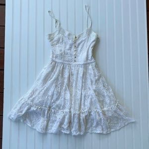 Juicy Couture - Lace Spaghetti Strap Dress in dreamy white - Size 0